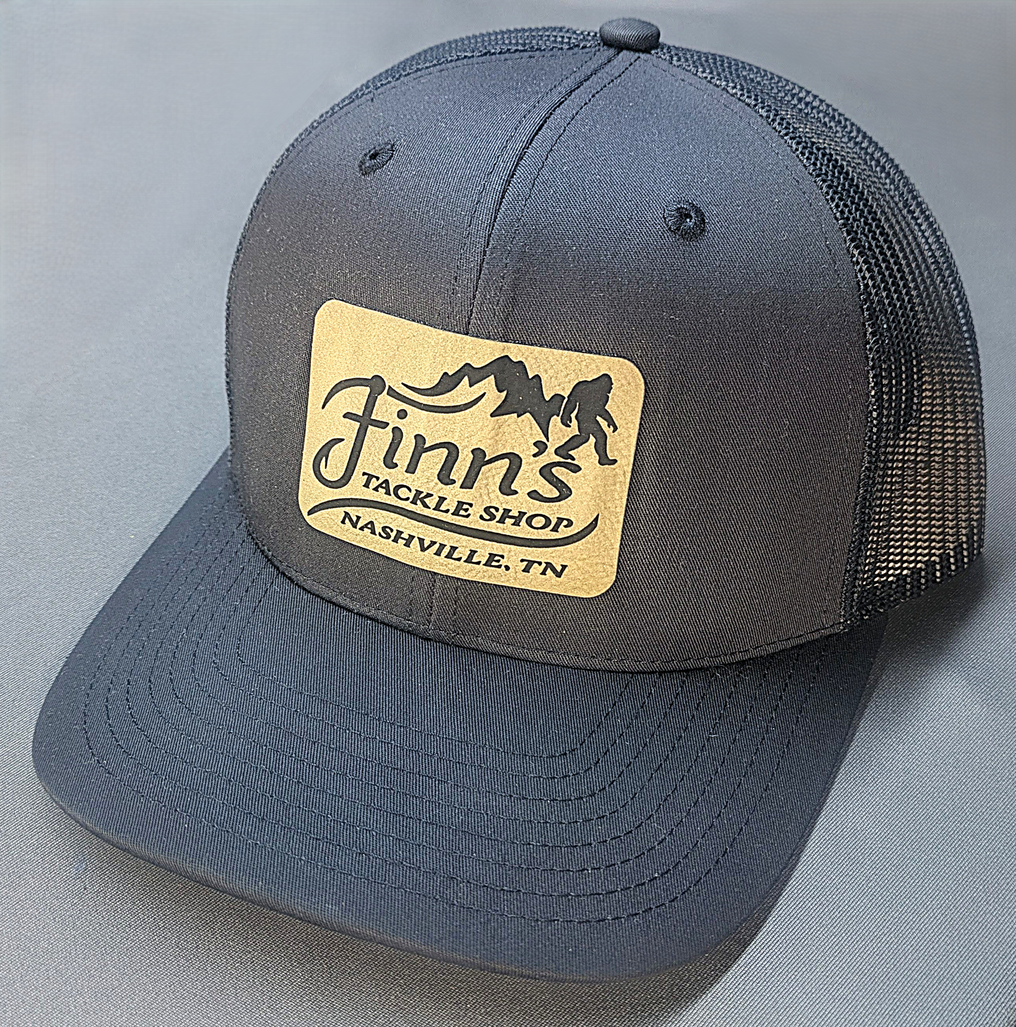 Finn's Faux Leather Patch Richardson Hat