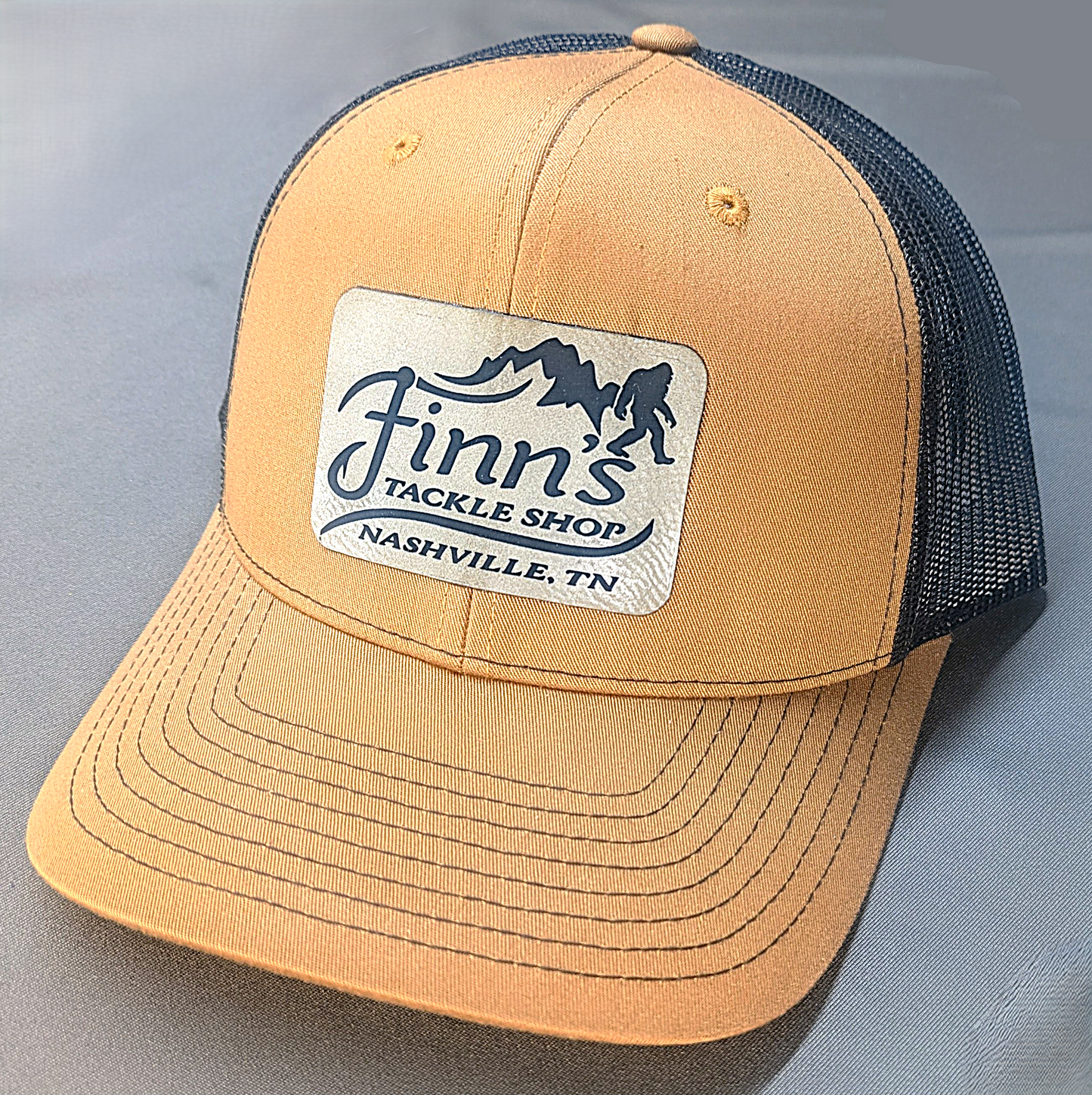 Finn's Faux Leather Patch Richardson Hat